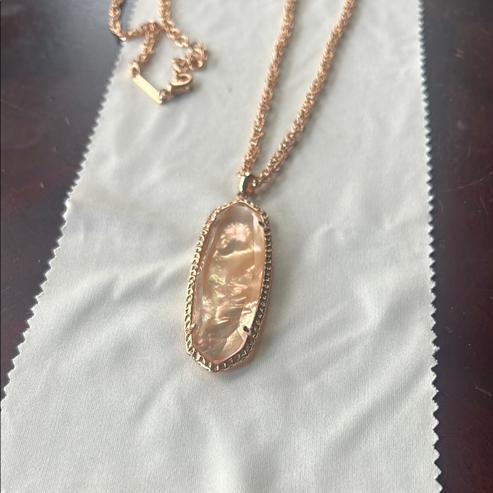 Kendra Scott Rose Gold Pendant Necklace